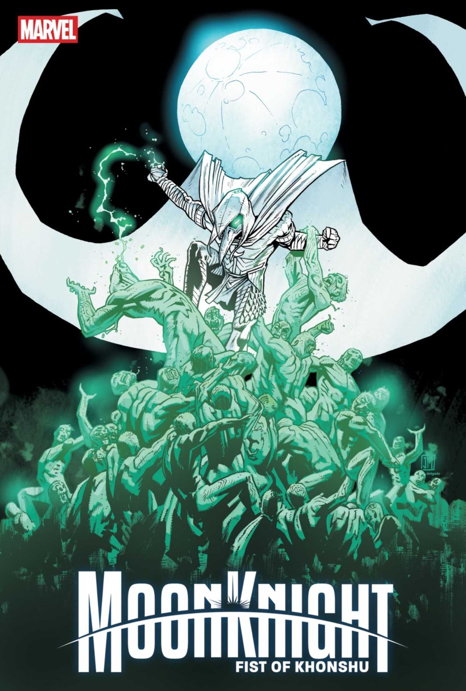 Moon Knight white costume variant cover