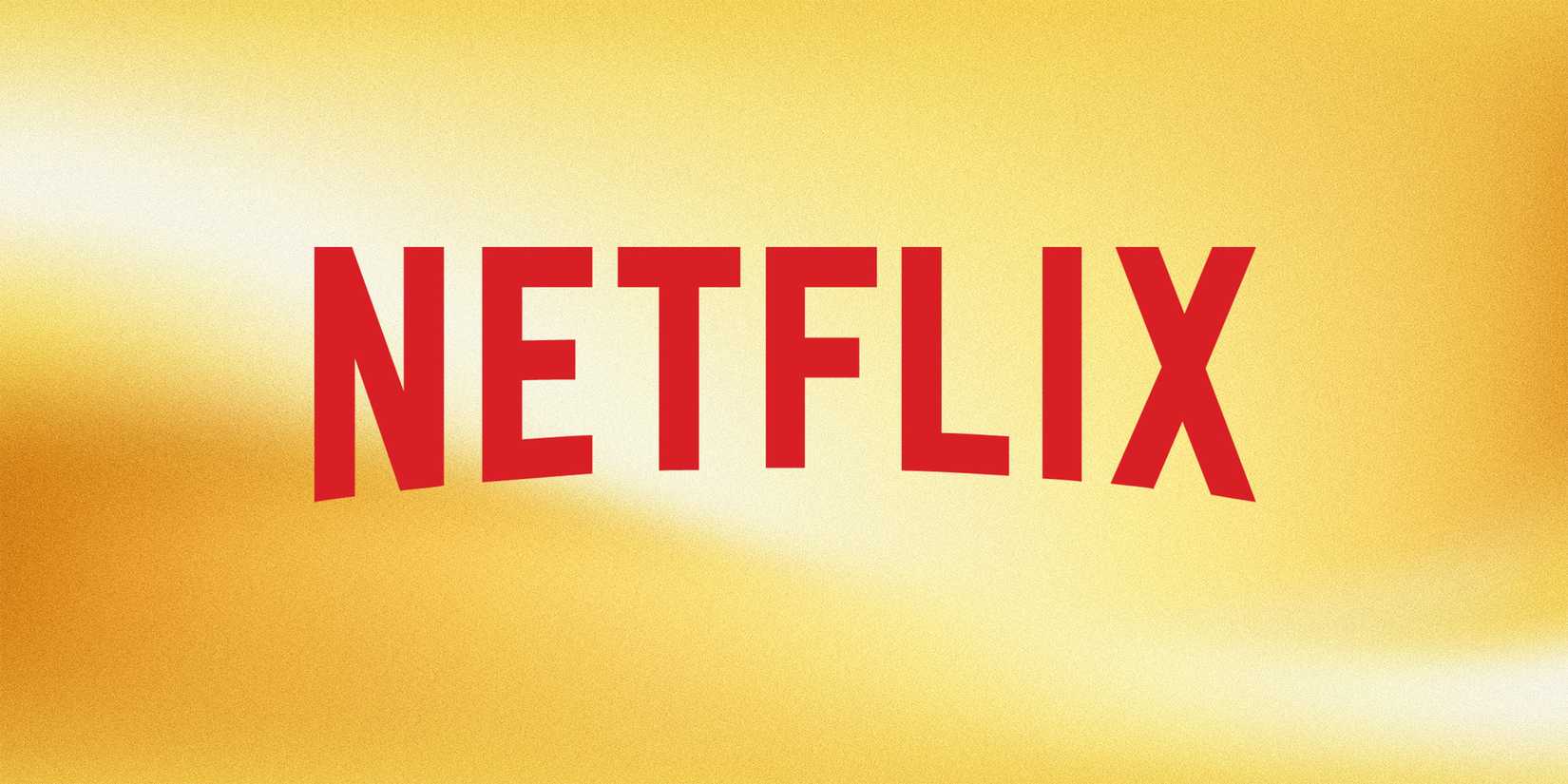 Netflix logo gold swirl