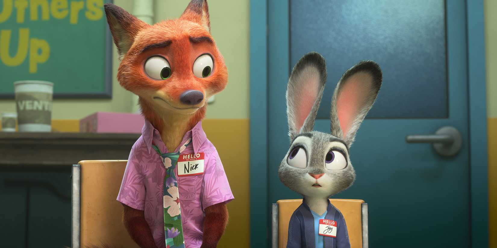 Nick e Judy em Zootopia 2