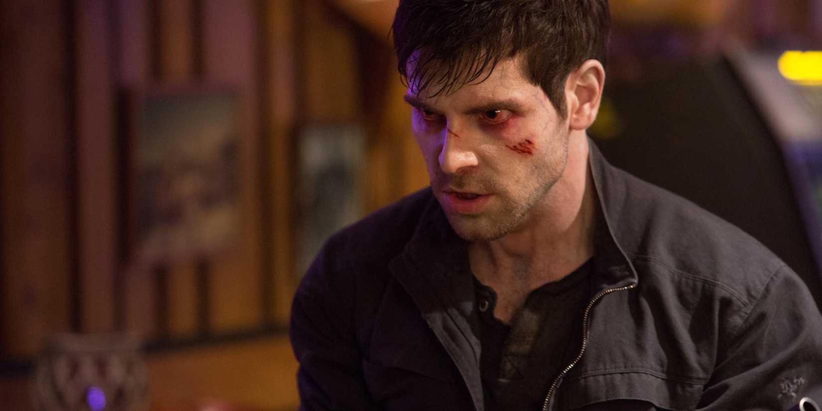Nick com olhos vermelhos em Grimm.