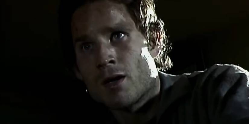 Noah Huntley as Mark just before his death in 28 Days Later