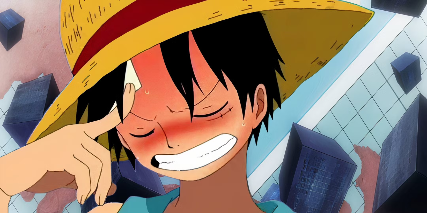 One Piece - Luffy angry upset sad devastated anime scene