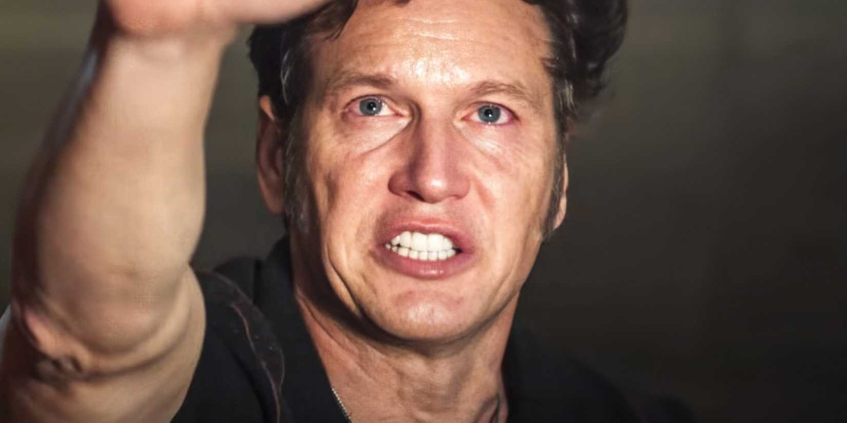 Patrick Wilson casting an excorcism in The Conjuring Last Rites
