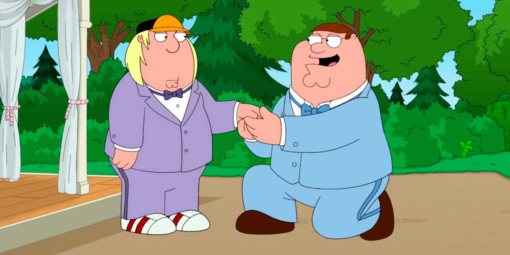 Peter propõe a Chris em Family Guy