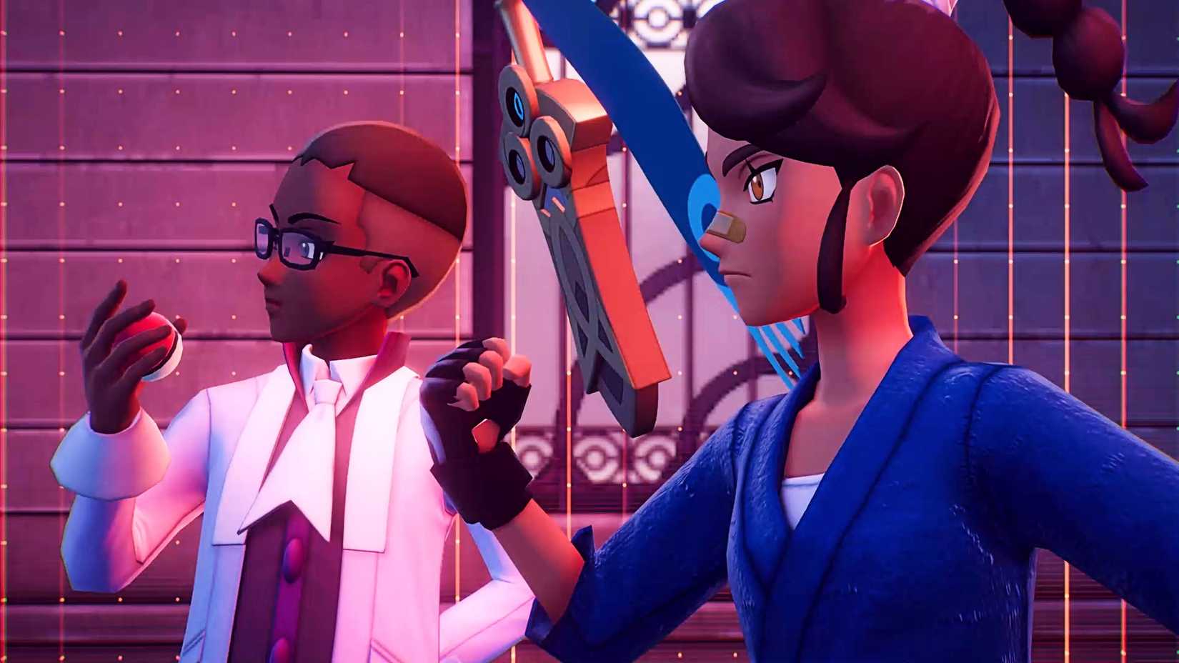 Pokemon Legends ZA Battle Zone Trainers preparing for a fight.