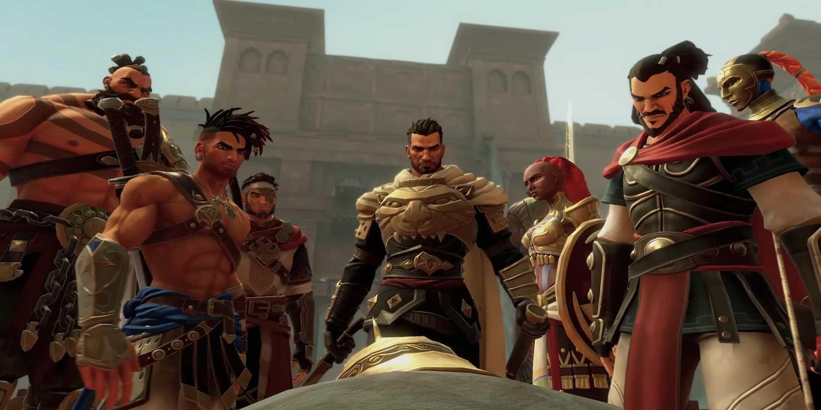 Prince of Persia allies looking at enemy