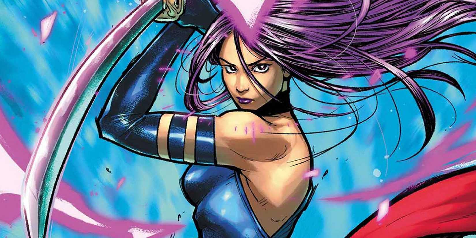 psylocke posing with sword