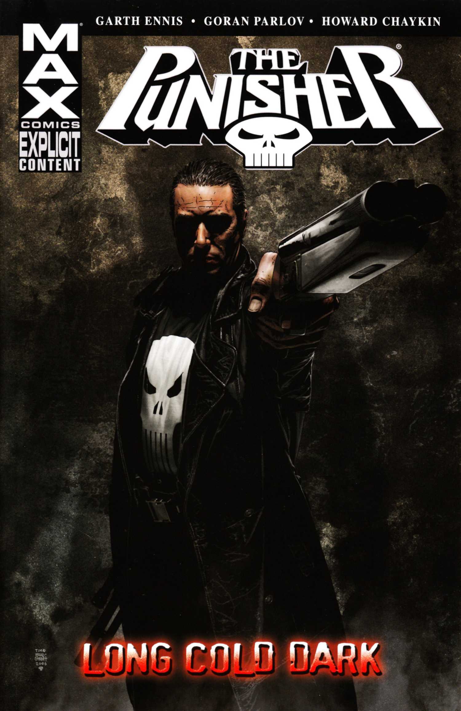 Punisher's long cold dark cover