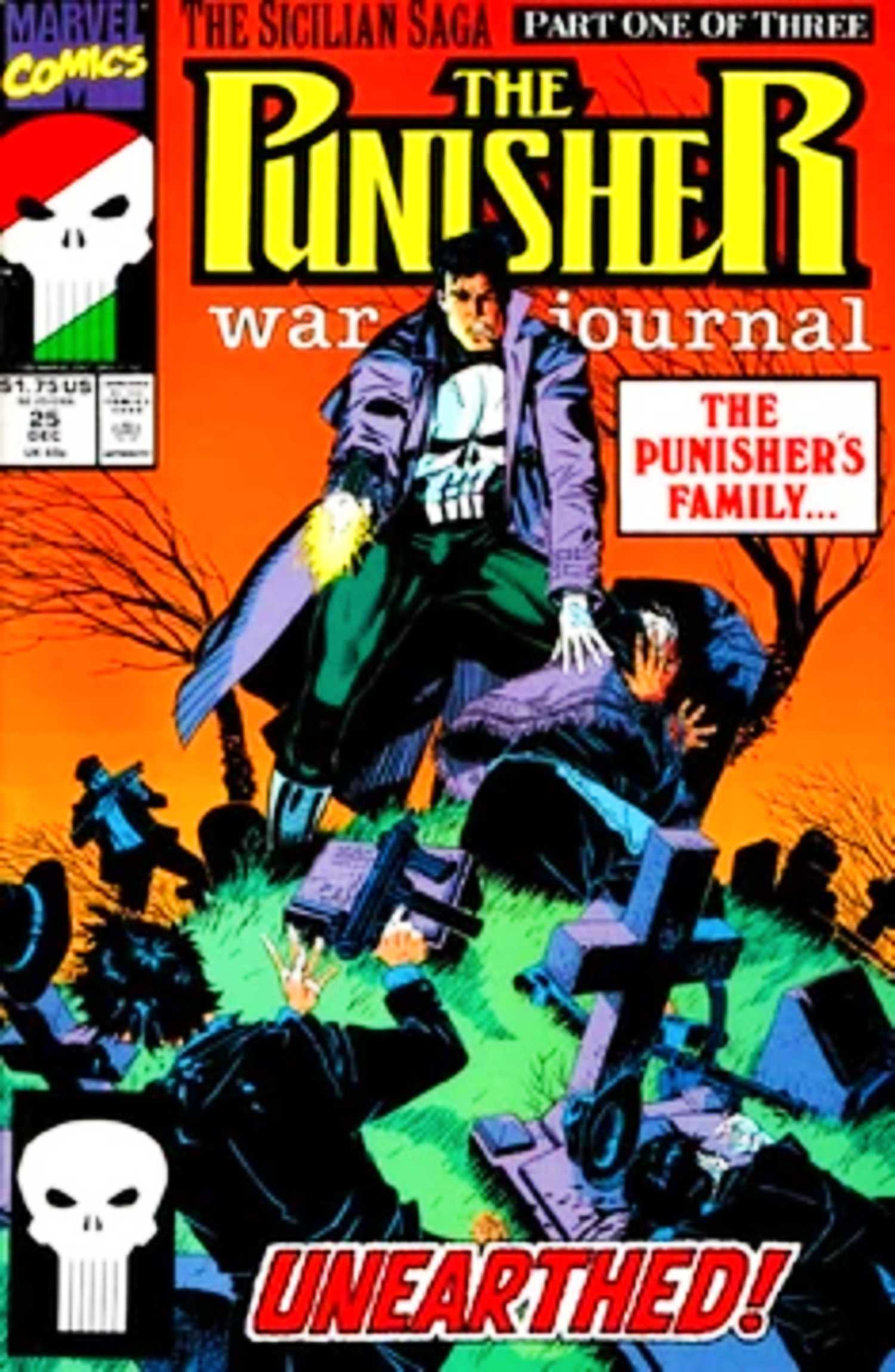 Punisher War Journal #25 Sicilian Saga part 1 cover