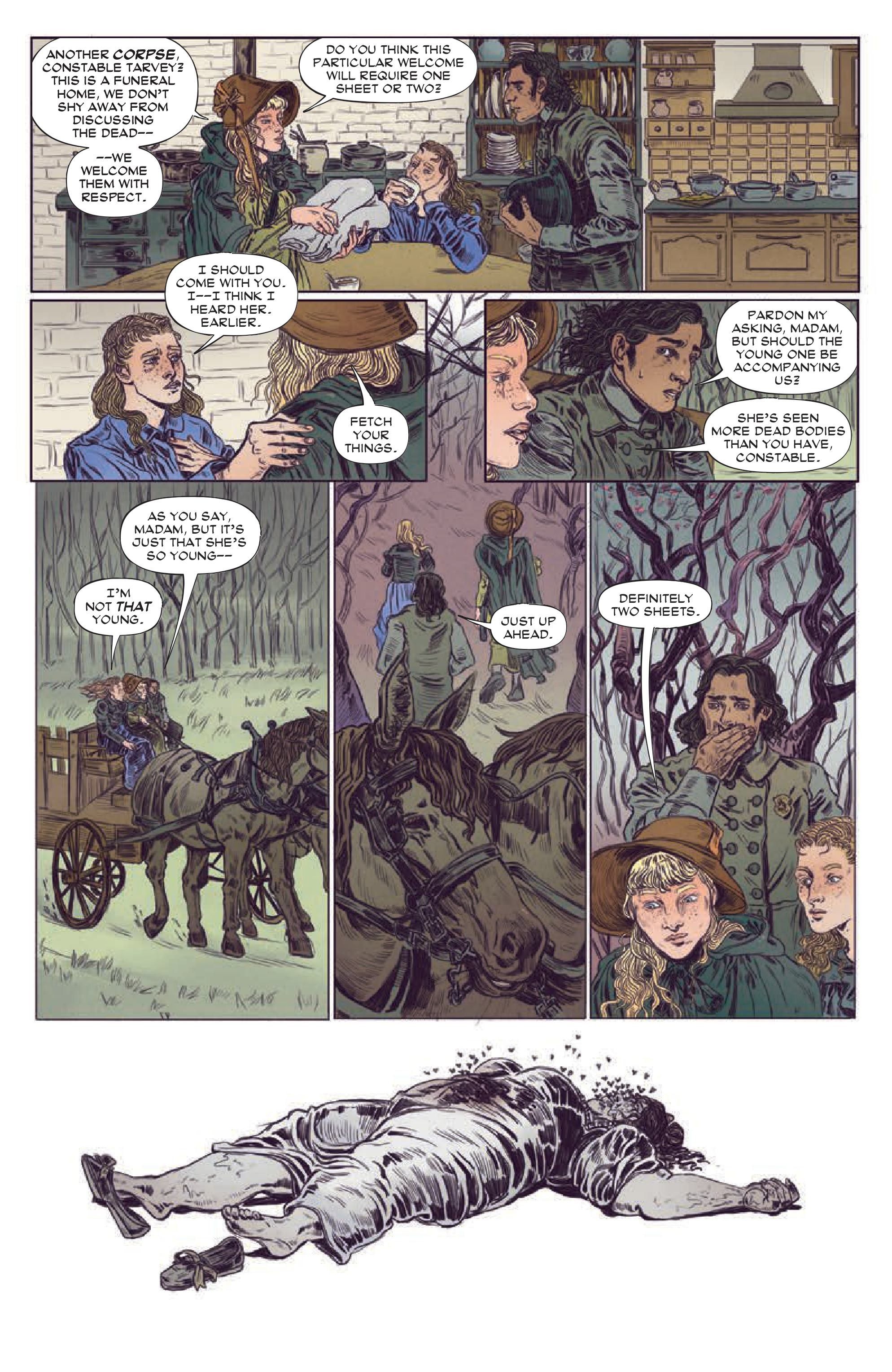 Tim Burton's Sleepy Hollow Sequel Comic Shares Exclusive First Look