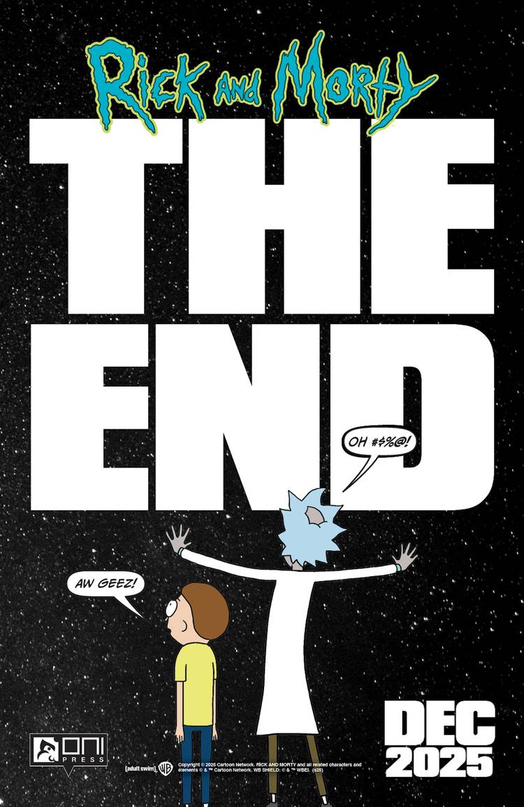 Rick and Morty The End Teaser from Oni Press