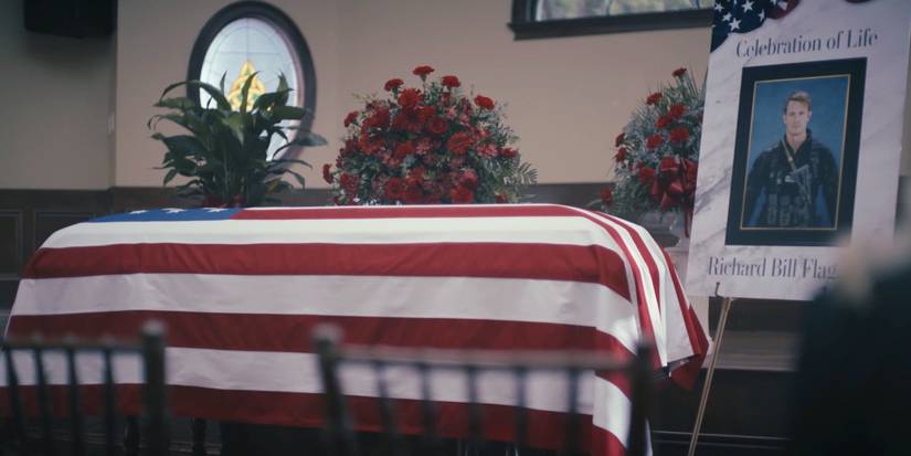 Rick Flag Jr. Funeral After Suicide Squad Peacemaker Season 2 Episode 5