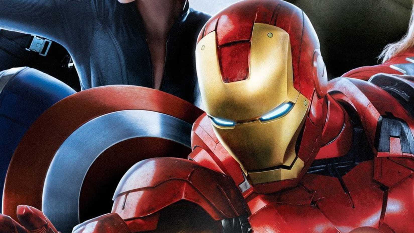 Robert Downey Jr's Iron Man fights alongside the Avengers in the MCU