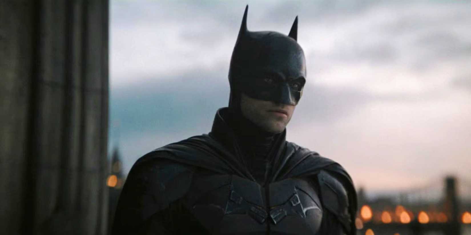 Robert Pattinson at the end of 2022's The Batman