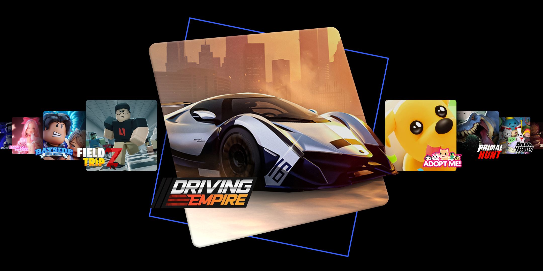 An array of Roblox game mode icons