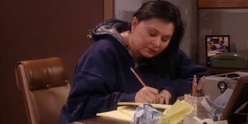 Rosanne Connor (Roseanne Barr) in the series finale of Roseanne