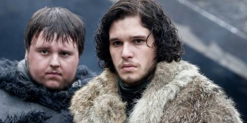 Samwell Tarly And Jon Snow In Game Of Thrones Season 1