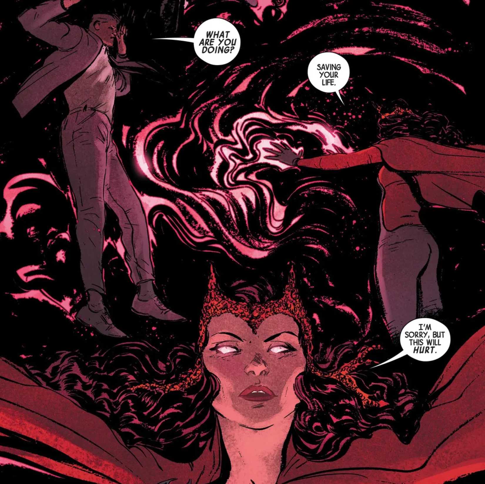 scarlet witch being a badass