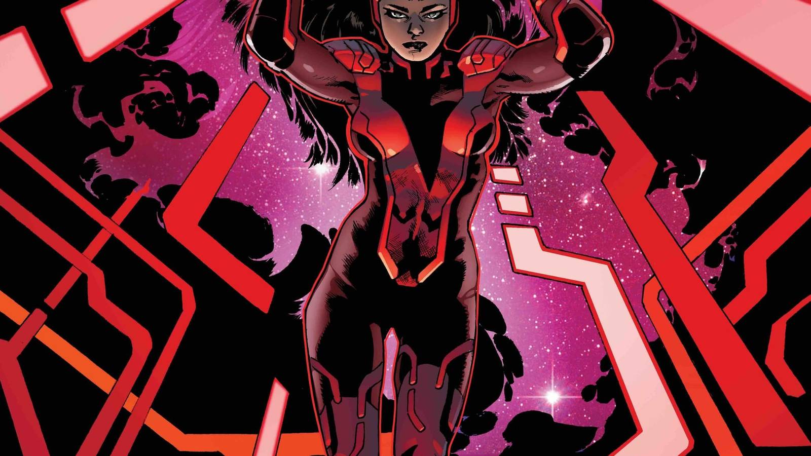scarlet witch tron variant cover