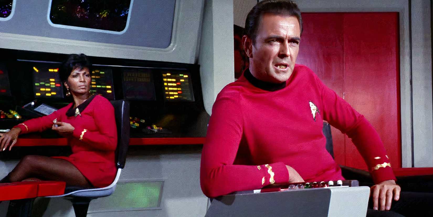 Why Scotty Needs To Command The Enterprise In Star Trek: Strange New Worlds Scotty in command of Enterprise Star Trek The Original Series