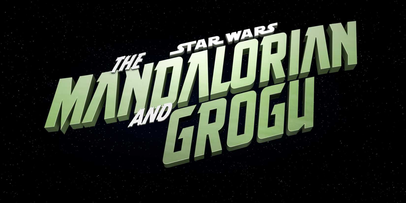 O novo logotipo Mandalorian e Grogu do primeiro trailer oficial.