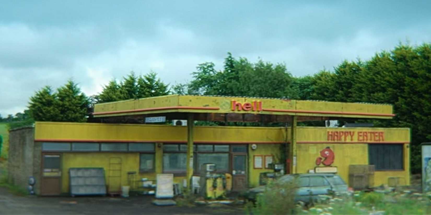 Shell gas station in 28 Years Later - Hell