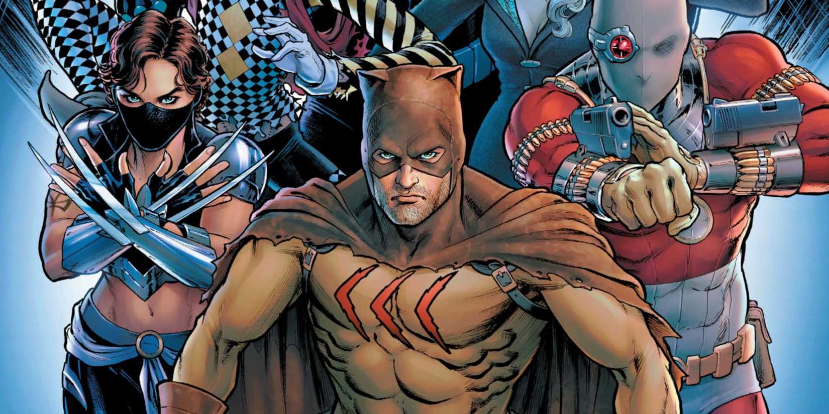 Secret Six Comic Art of Catman Scandal Savage and Deadshot