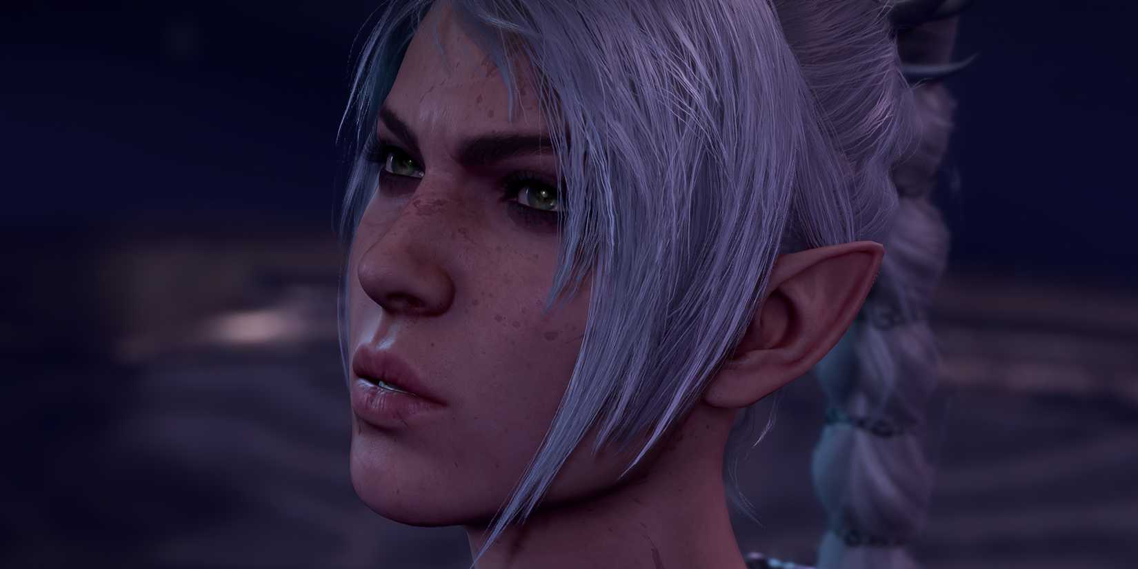 Shadowheart looking upset in Baldur's Gate 3