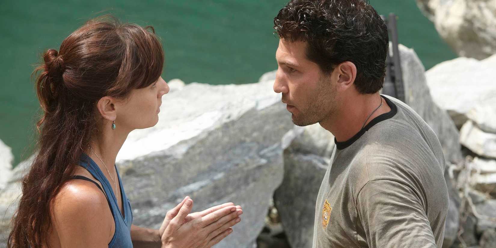 Shane arguing with Lori in TWD season 1