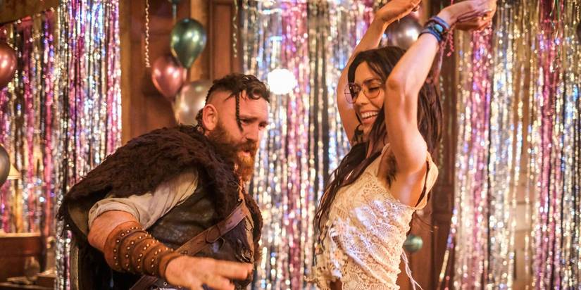 Sheila Carrasco and Devan Chandler Long dancing from Ghosts
