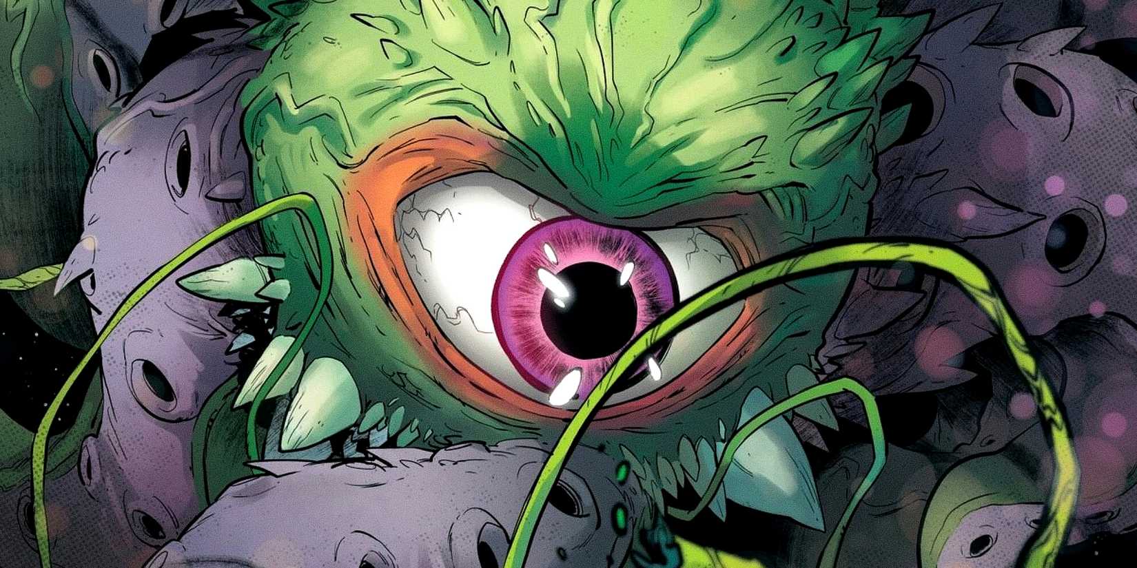 Шума-Горат, также известный как Гаргантос, представляет себя в The Vision and the Scarlet Witch #4