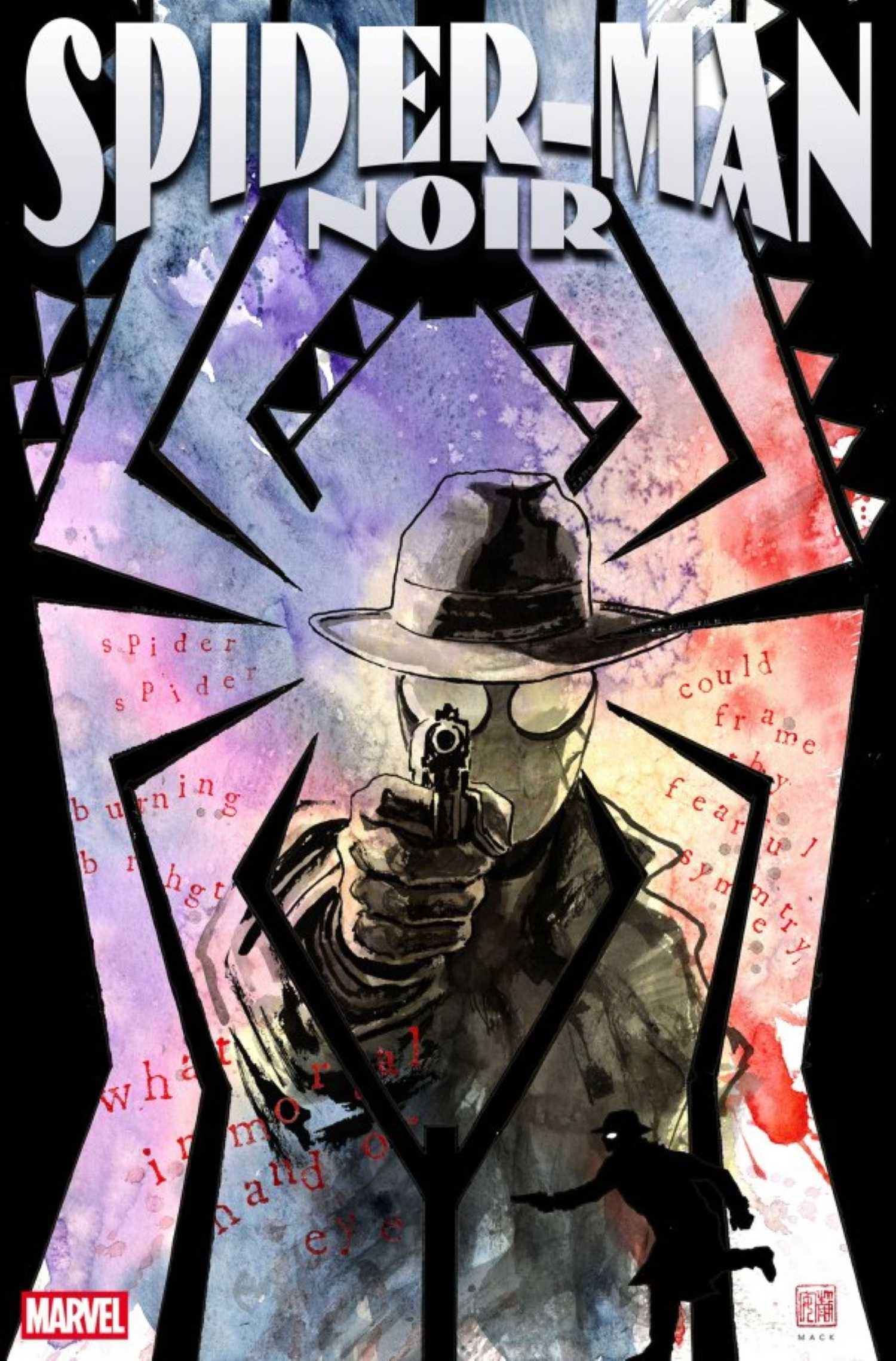 Spider-Man Noir #1 variant cover gun