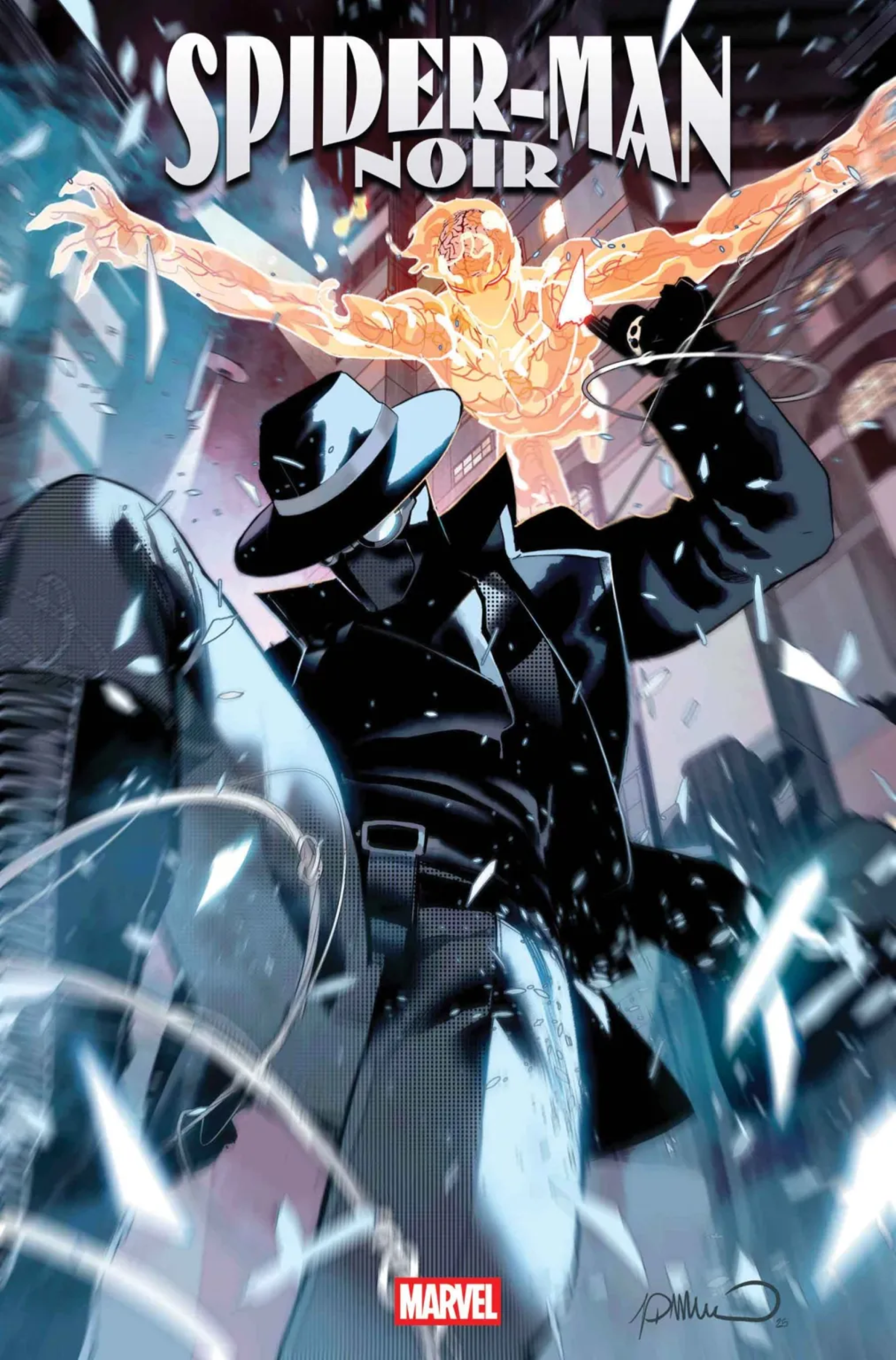 Copertina principale Spider-Man Noir #3 - Plasma-Man