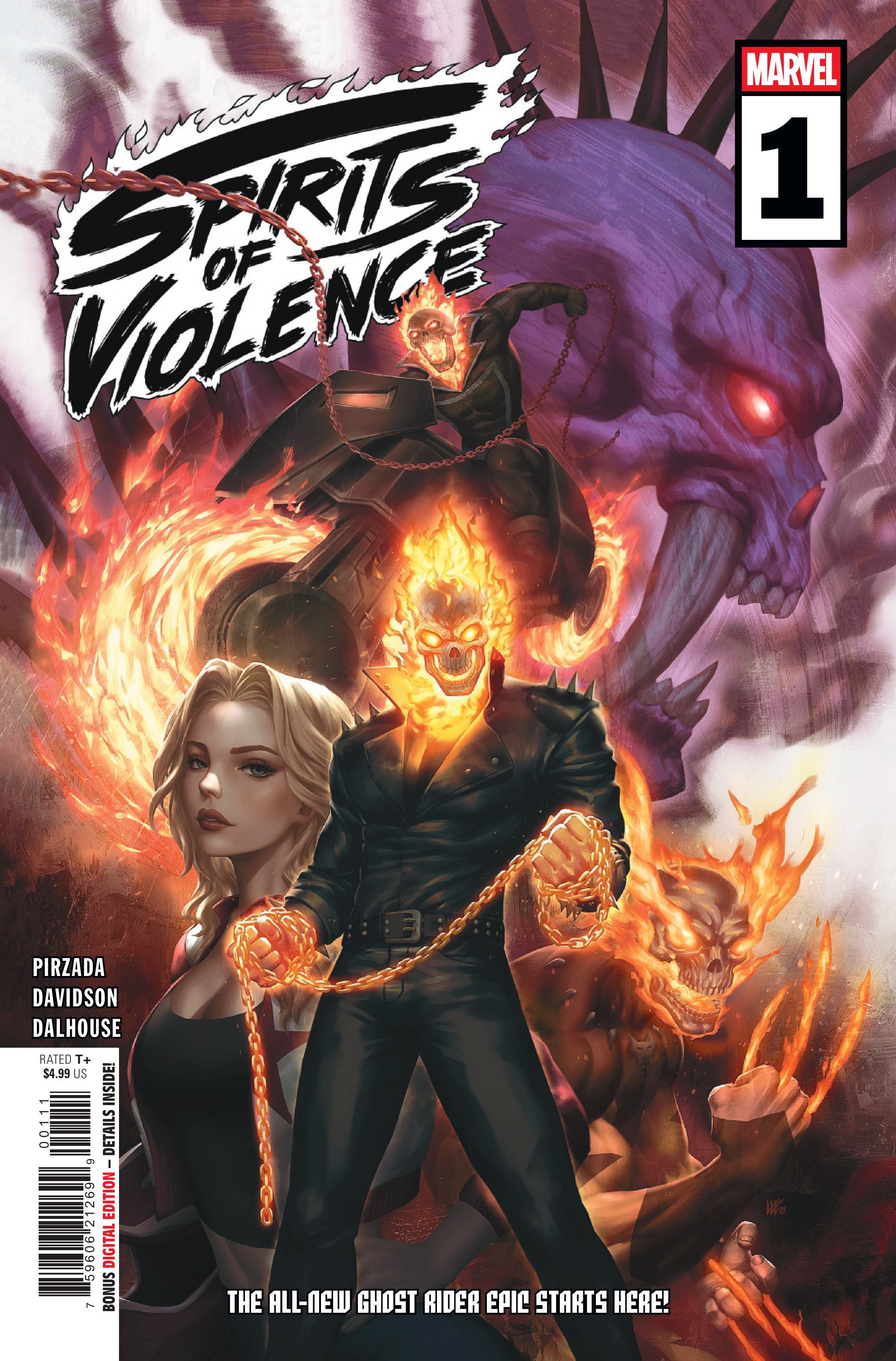 Copertina Spirits of Violence #1 Marvel