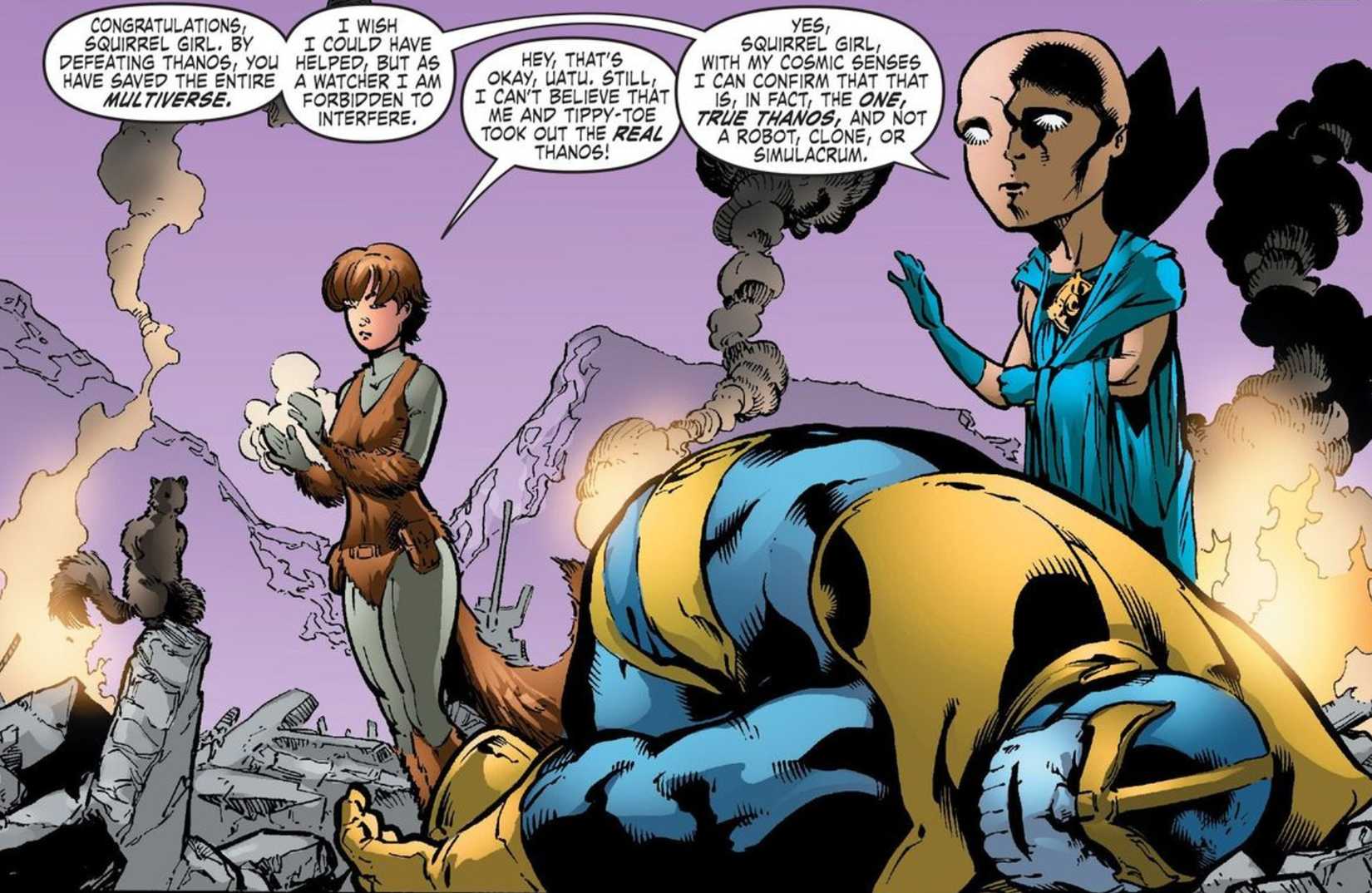 squirrel girl beats thanos