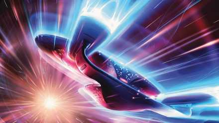 Star Trek Enterprise Flying Through Space