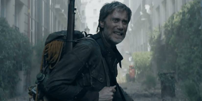 Stephen Merchant in post-apocalyptic London in The Walking Dead Daryl Dixon season 3