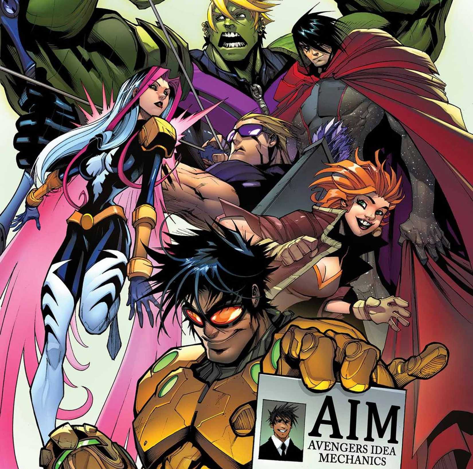 sunspot's avengers idea mechanics roster