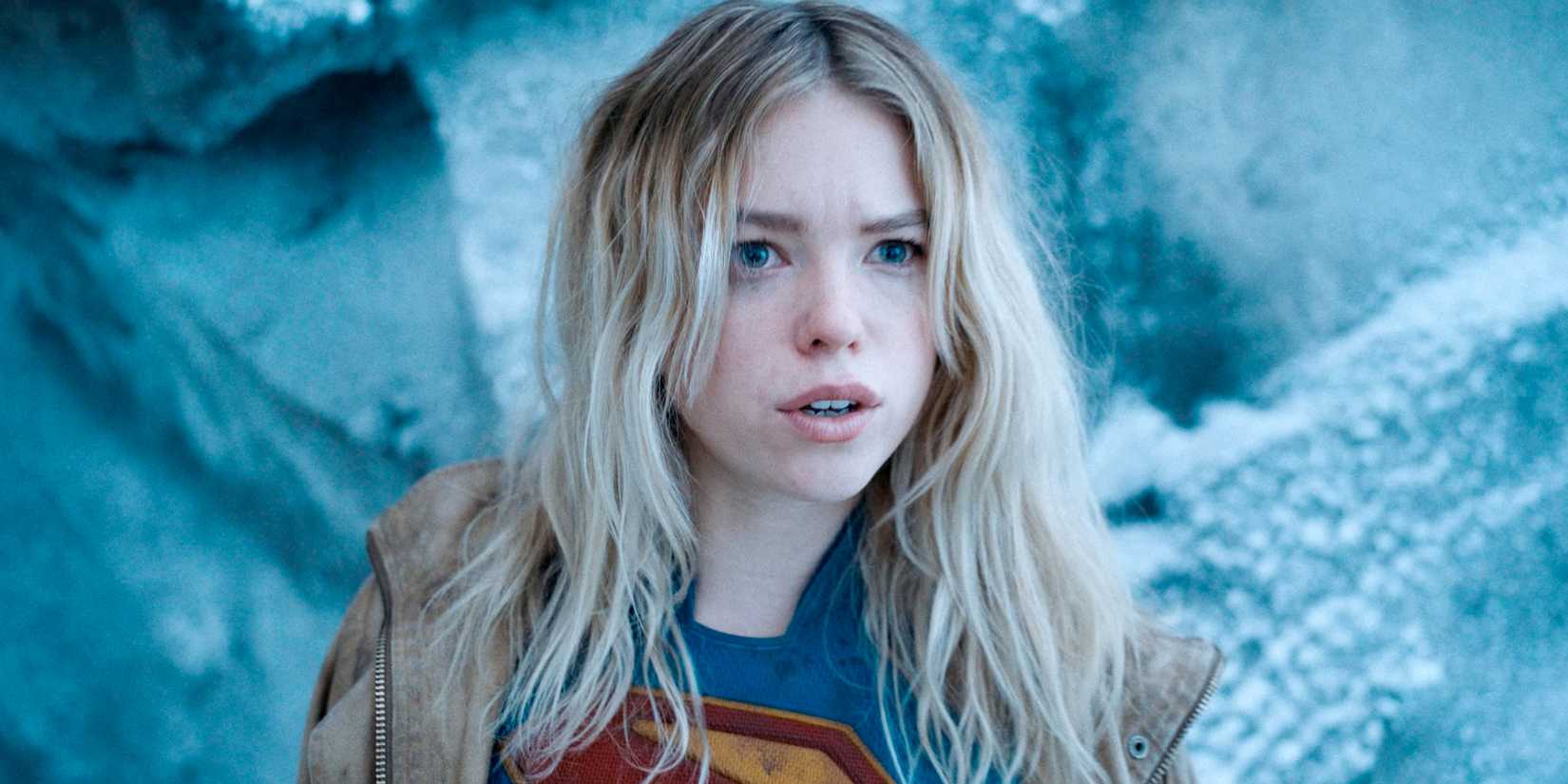 Supergirl arrives in the fortress of Solitude in Superman (2025)