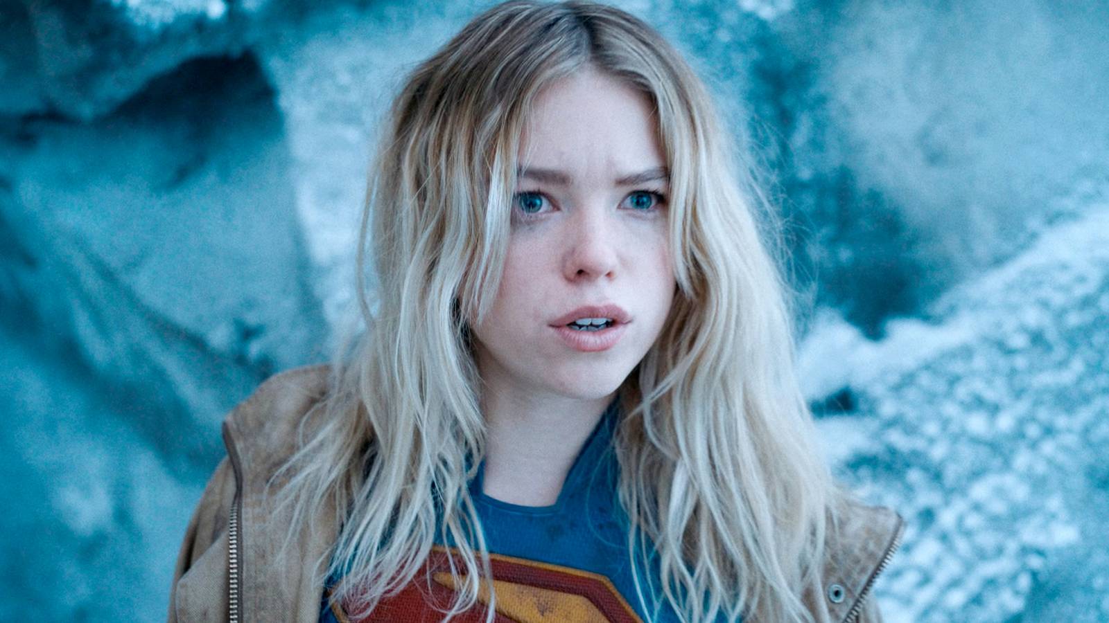 Supergirl arrives in the fortress of Solitude in Superman (2025)