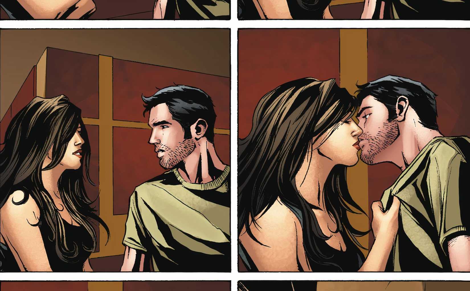 Talia Kisses Jason Todd DC