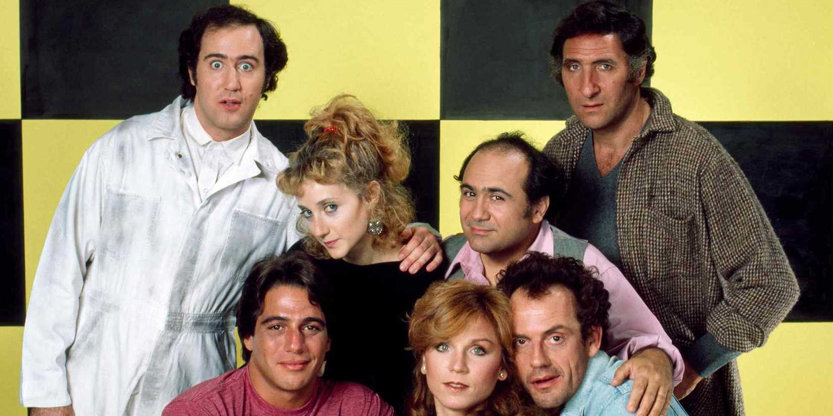 Taxi's cast Andy Kaufman, Christopher Lloyd, Carol Kane, Danny DeVito, Tony Danza, Marilu Henner and Judd Hirsch when they were young