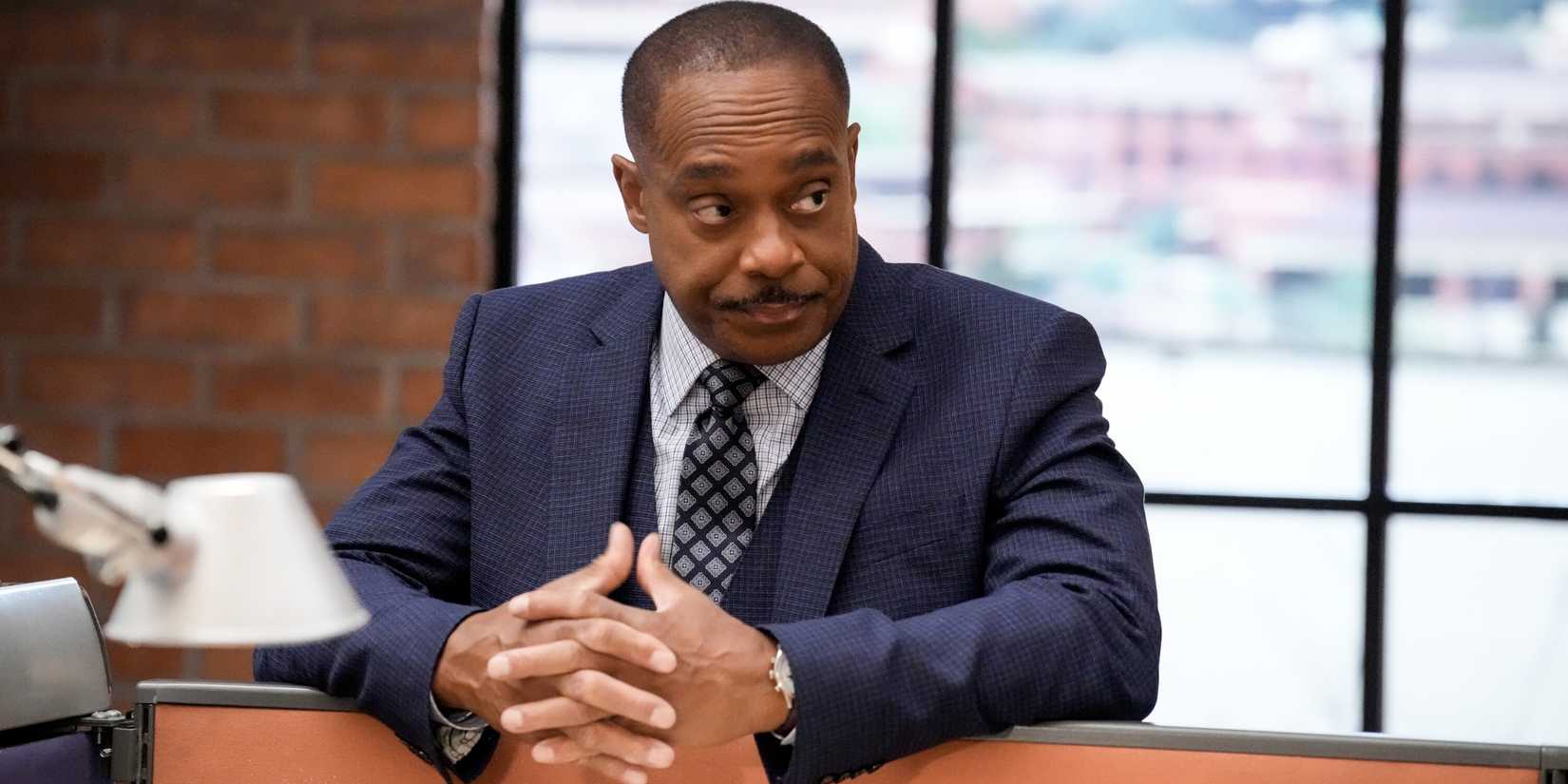 Vance with his hands folded in NCIS