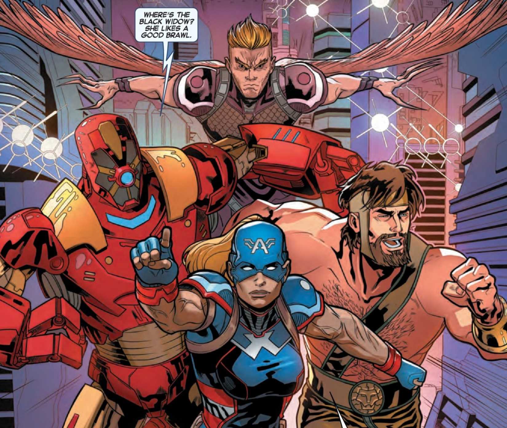 the avengers 2099 roster
