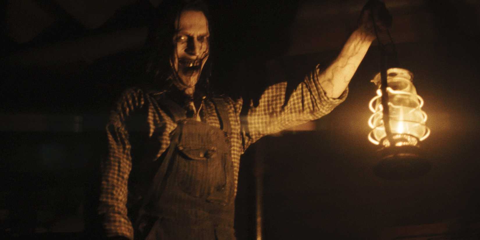 The Axeman looks out in The Conjuring Last Rites