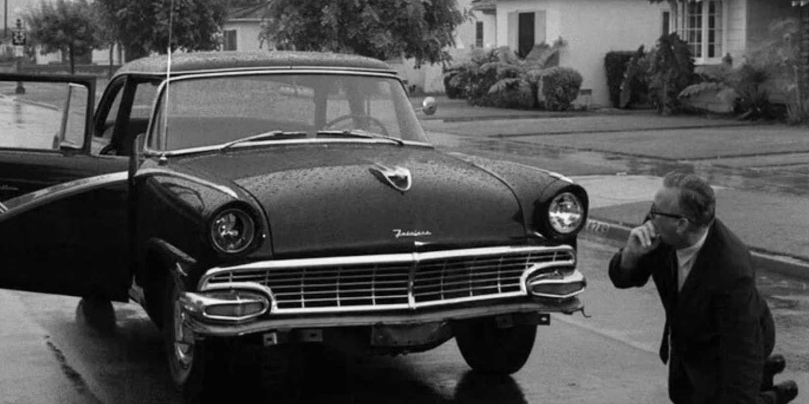 The car in front of Oliver Pope in The Twilight Zone's You Drive