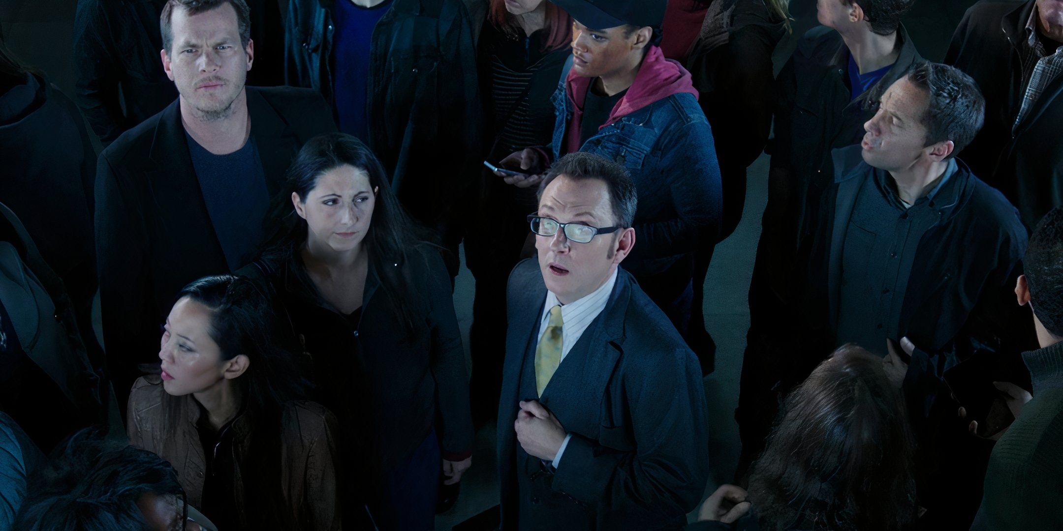 Il cast principale durante il finale di Person of Interest