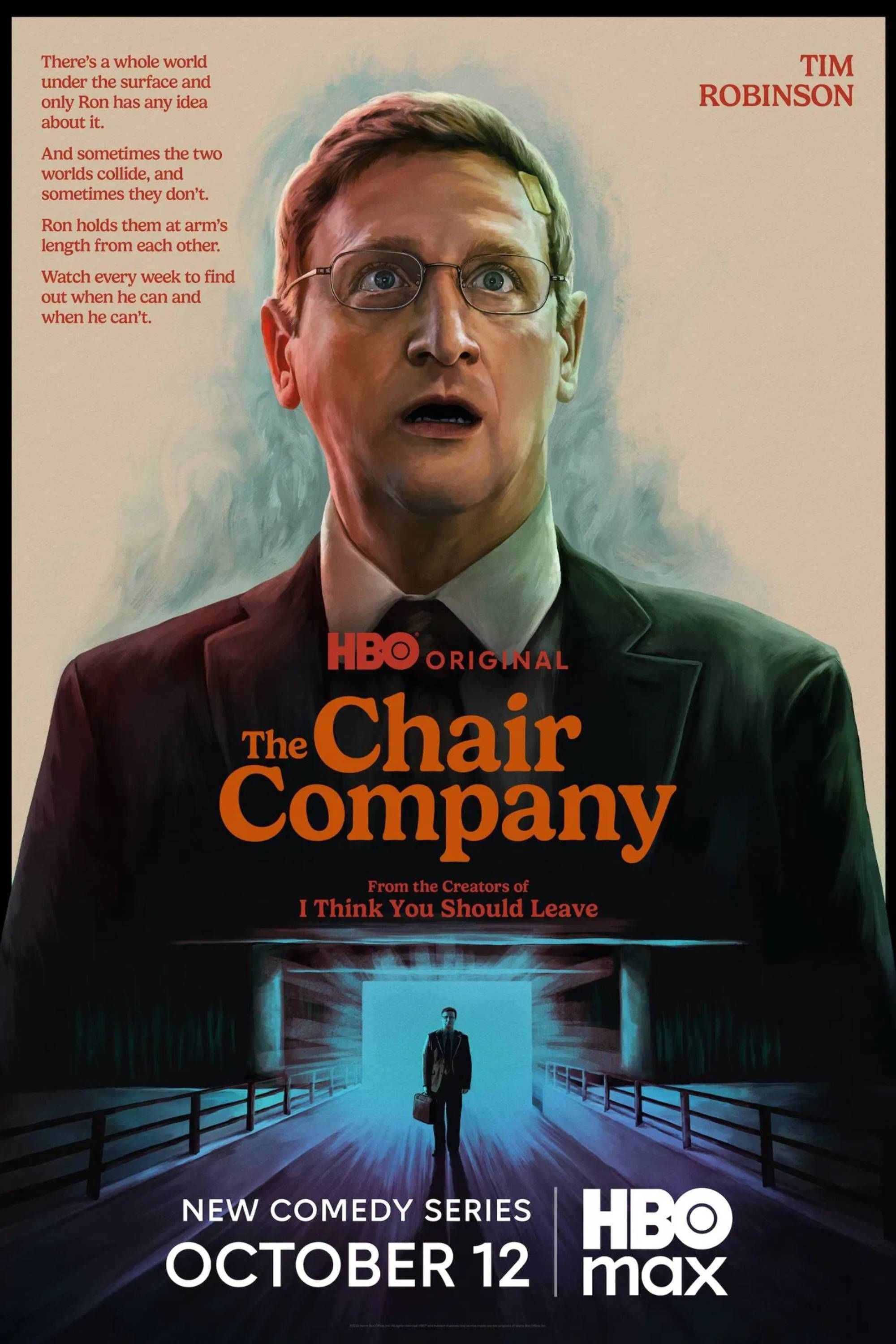 Pôster da série The Chair Company com Tim Robinson