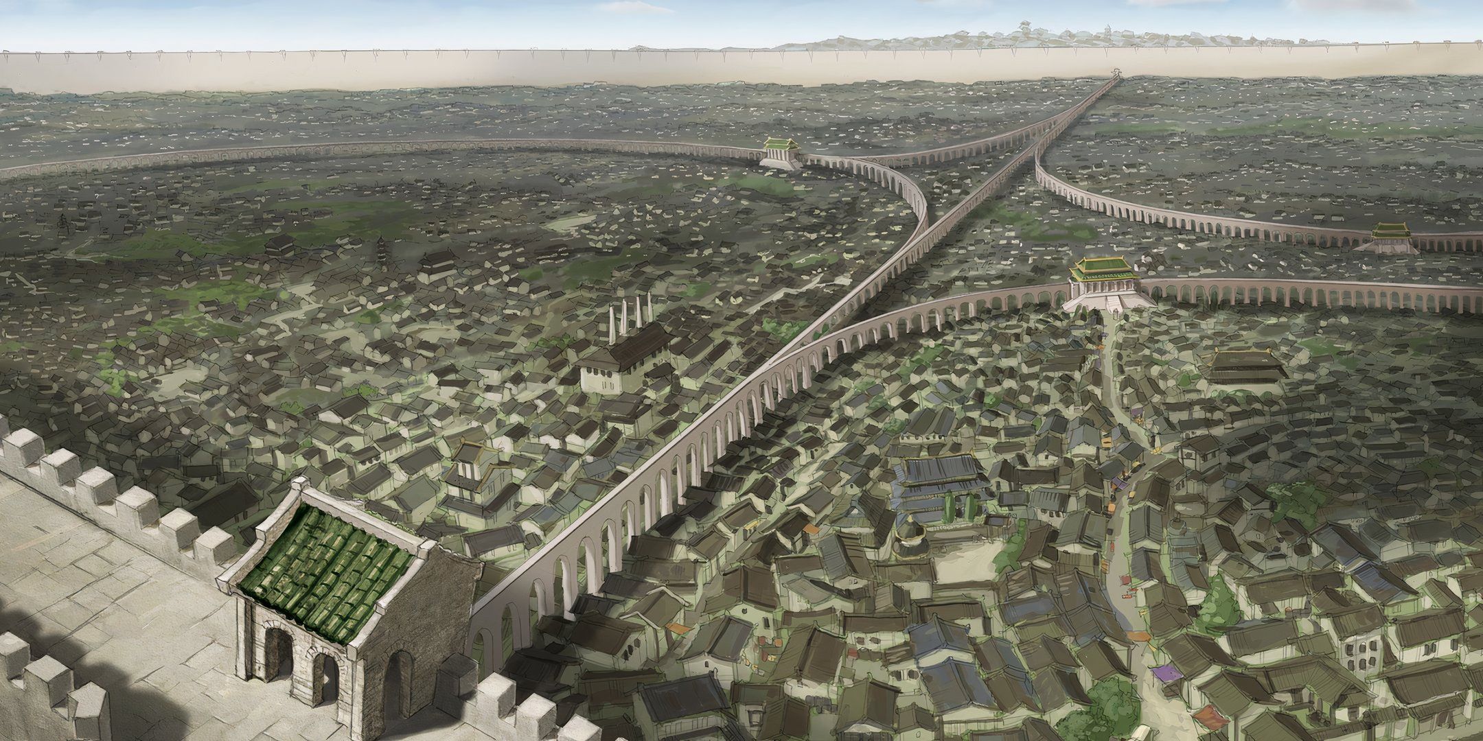 Ba Sing Se dal cartone Avatar The Last Airbender