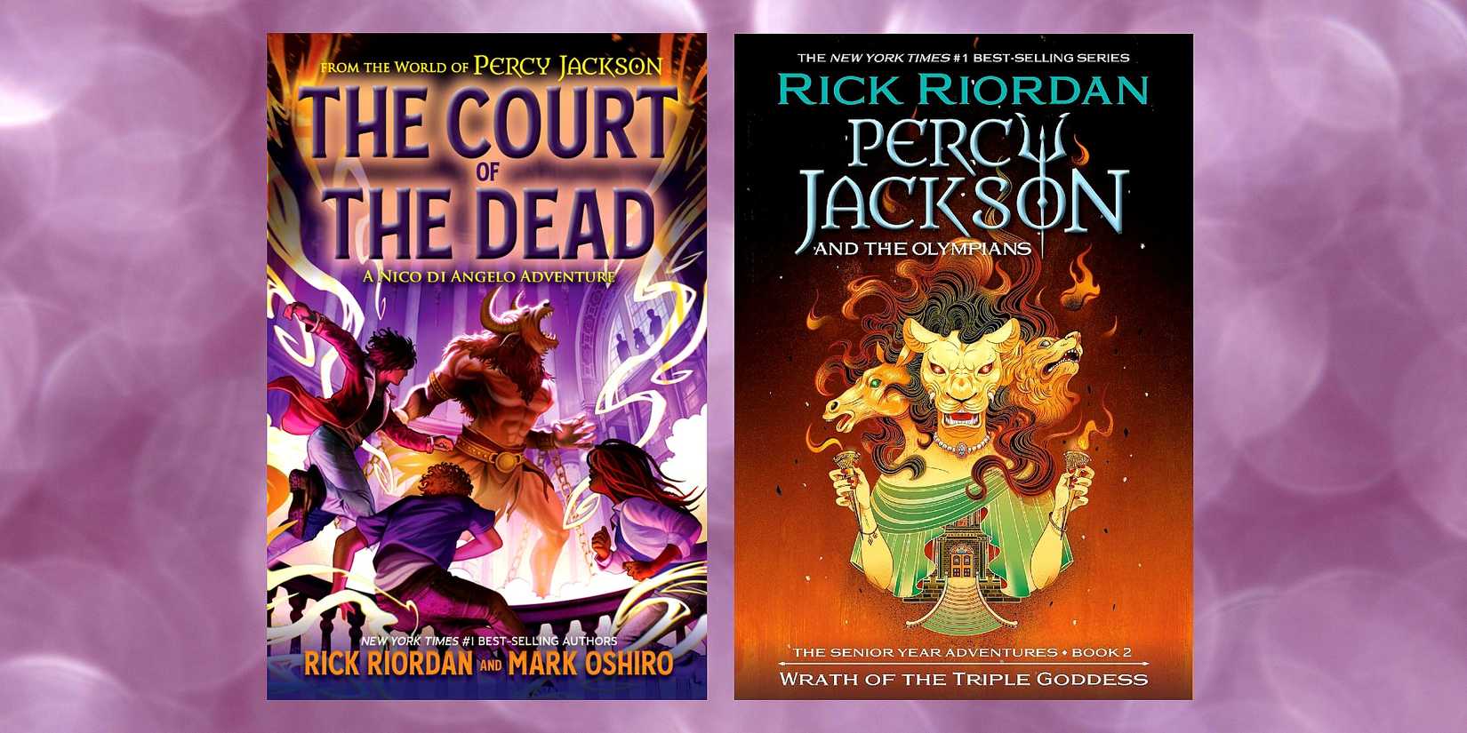 The Covers of The Court of the Dead and Wrath of the Triple Goddess